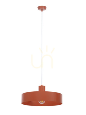 Lampa wisząca Sigma RIF 1 ceglany stal lakierowana 35 cm 41435