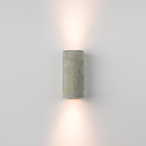 Lampa ścienna betonowa 2xgu10 ZAMBELIS