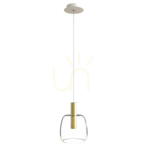 Lampa wisząca 5W 3000k przezroczyste szkło ZAMBELIS