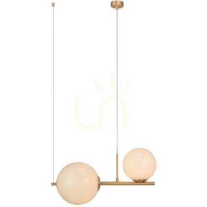 Lampa wisząca 2xe27 złota ZAMBELIS