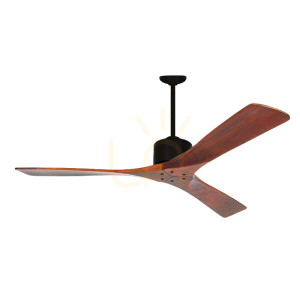 Lampa wisząca FAN czarna - wiśniowe klosze bez lampy ZAMBELIS