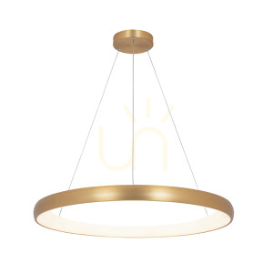 Lampa wisząca 60W 3000k aluminium i akryl z możliwością ściemniania złota ZAMBELIS