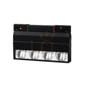 Reflektorek do szynoprzewodu Zambelis LED 10W 3000K czarny 15 cm
