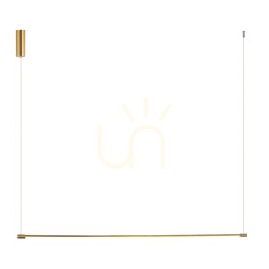 Lampa wisząca LED Lampa 20W 3000k Aluminium 3000k Złoto ZAMBELIS