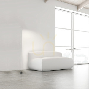 Lampa podłogowa LED 20W 3000k Ampaluminium Czarny ZAMBELIS