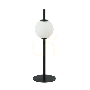 Lampa stołowa LED 6W 3000k szkło i metal biały+czarny ZAMBELIS
