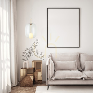 Lampa wisząca Światło G9 Przezroczyste szkło - Złoty MAT ZAMBELIS