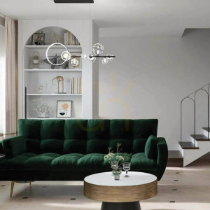 Lampa wisząca LED Światło 14W + 7xg9 Metal Szkło Czarny ZAMBELIS