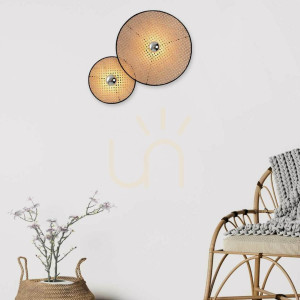Lampa ścienna Bush Black 1xe27 ZAMBELIS