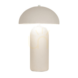 Lampa stołowa 2xe27 MAX 40W ceramiczna biała ZAMBELIS