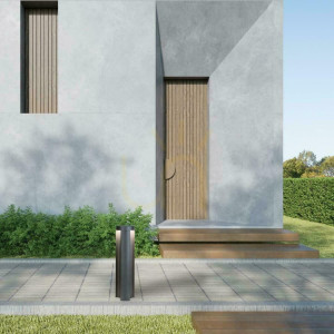 Słupek oświetleniowy zewnętrzny LED 15W grafitowy ZAMBELIS.