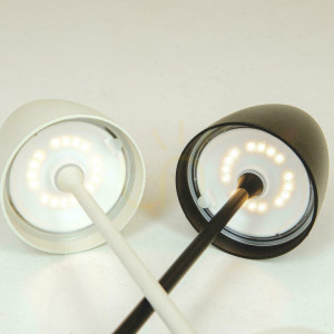 Zewnętrzna przenośna lampa stołowa LED 2W czarna ZAMBELIS