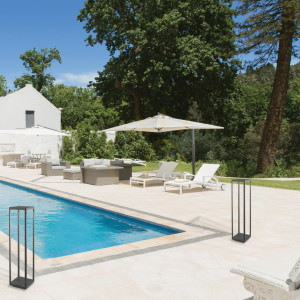 Słupek oświetleniowy zewnętrzny LED 7W grafitowy ZAMBELIS