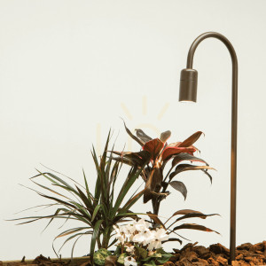 Zewnętrzna lampa kolczasta LED 6W ciemnobrązowa ZAMBELIS