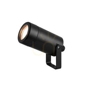 Zewnętrzna lampa kolczasta 1xgu10 czarna ZAMBELIS