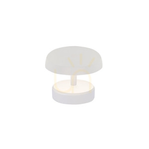 Przenośna lampa stołowa zewnętrzna 2W 3000k aluminiowa biała ZAMBELIS