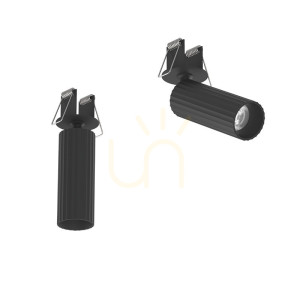 Spot sufitowy wpuszczany LED 7W czarny ZAMBELIS