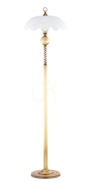 Lampa Podłogowa JUPITER Mosiądz 1xE27/15W