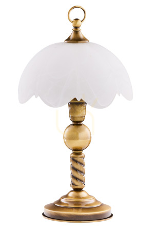 Lampka Biurkowa JUPITER Mosiądz 1xE14/11W