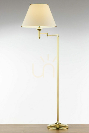 Lampa Podłogowa CLASSIC Mosiądz 1xE27/15W