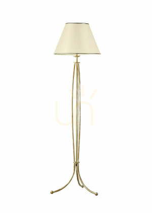 Lampa Podłogowa LAURA Beżowy 1xE27/15W