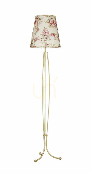 Lampa Podłogowa SARA Beżowy 1xE27/15W