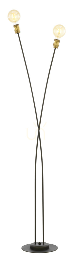 Lampa Podłogowa LUCE PAT. Złoty 2XE27/15W