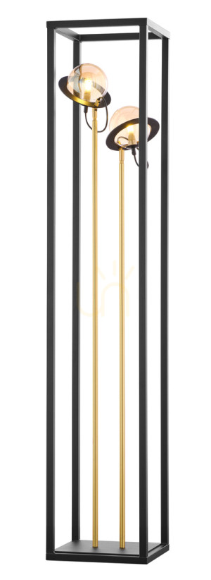 Lampa Podłogowa PLANET Złoty 2xG9/14W