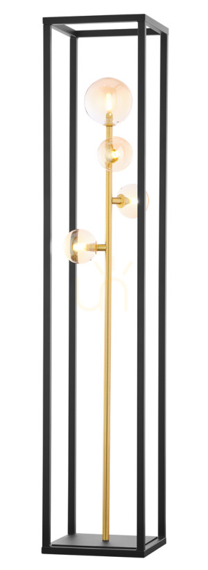 Lampa Podłogowa NEPTUN Złoty 2xG9/14W