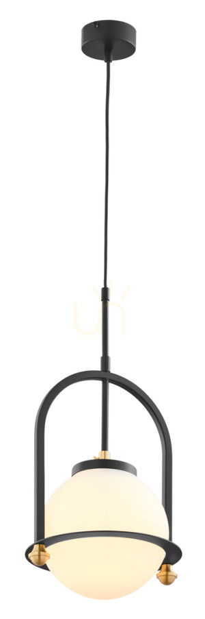 Lampa Wisząca ROSSO Czarny 1XE27/15W