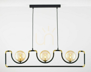 Lampa Wisząca HANZA Złoty 3xG9/14W