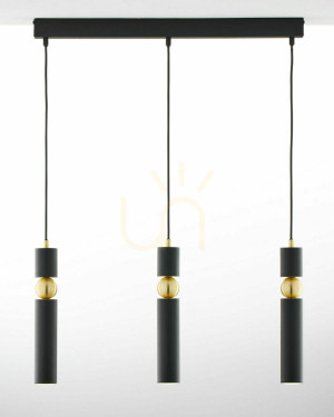 Lampa Wisząca ALAS Złoty 3xG10/14W