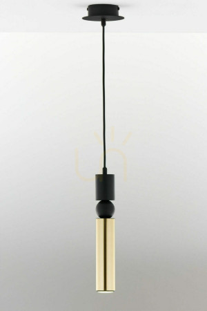 Lampa Wisząca ALAS Złoty 1xG10/14W