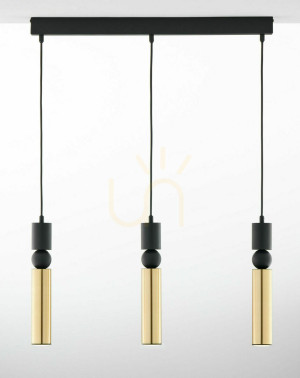 Lampa Wisząca ALAS Złoty 3xG10/14W