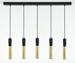Lampa Wisząca ALAS Złoty 5xG10/14W