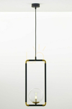 Lampa Wisząca ZAFRA Złoty 1xG9/14W