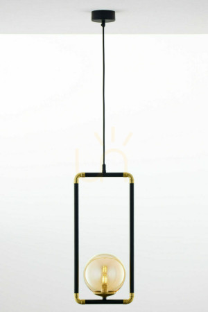 Lampa Wisząca ZAFRA Złoty 1xG9/14W