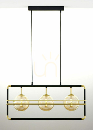 Lampa Wisząca FIORI Złoty 3xG9/14W