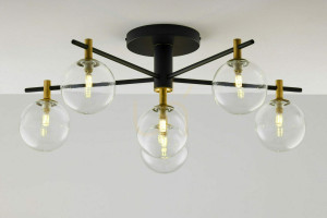 Lampa Sufitowa FIGARO Złoty 6xG9/14W