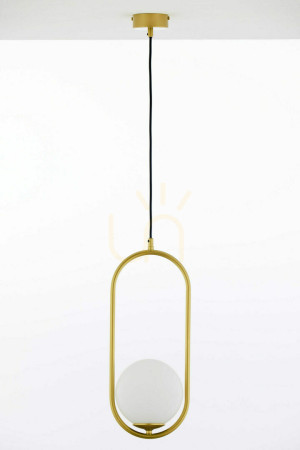 Lampa Wisząca IGON Złoty 1xE14/11W