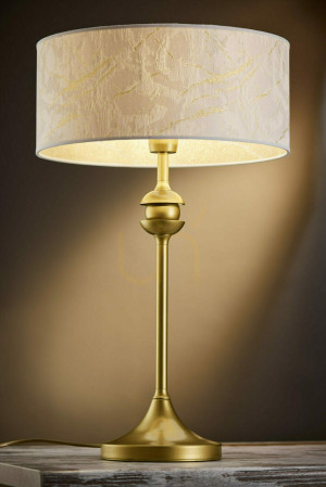 Lampy biurkowe KASZMIR Złoty 1xE27/15W