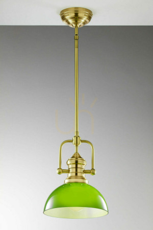 Lampa Wisząca PLATINO Mosiądz 1xE27/15W