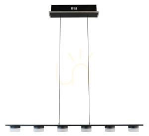Lampa wisząca szóstka CASSIS czarna 7066-702 Aviano