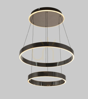 Lampa wisząca podwójna MARLING czarny chrom 6072-305 Aviano