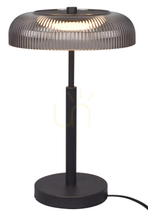 Lampa stołowa Zuma Line SOLVIA T230757601 Czarny 1xLED