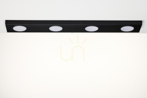 Plafon Sigma HERO czarny 4xGX53 stal lakierowana 75 cm 41503