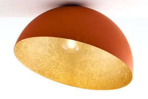 Plafon Sigma Sfera 50 ceglany złoty 41518
