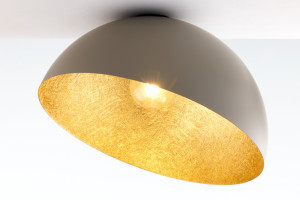 Plafon Sigma Sfera 50 złoty taupe 41519