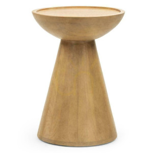 Stolik Boczny 40 cm TURI Drewno z Mangowca
