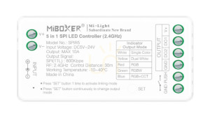 MiBoxer KONTROLER 5-24V 10A RF SPI 5 w 1